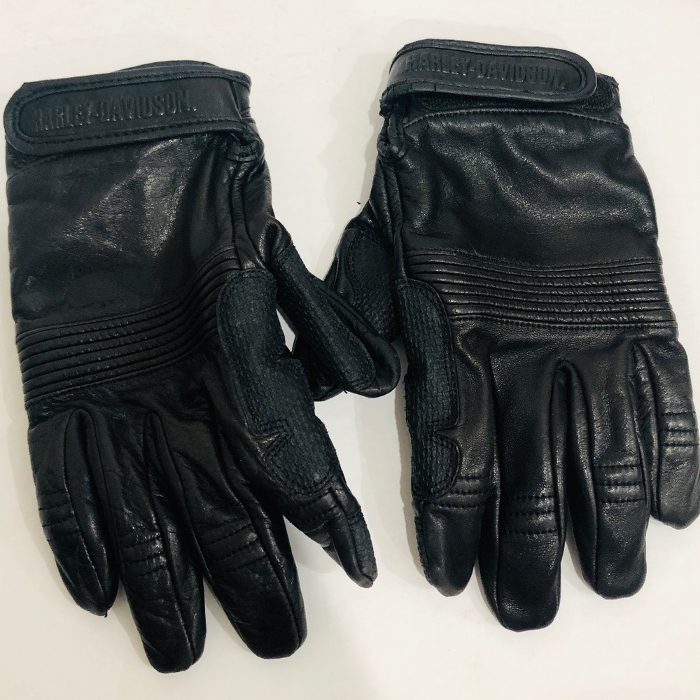 Harley Davidson Unisex Black XS Leather Glove